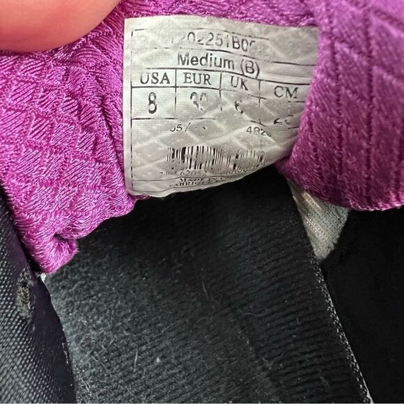 Brooks Women's Ghost 9 Running Shoes Sneakers Black Purple Teal US 8 - Picture 12 of 12